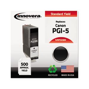 CARTRIDGE, Remanufactured 0628B002 (PGI-5BK) Ink, Black