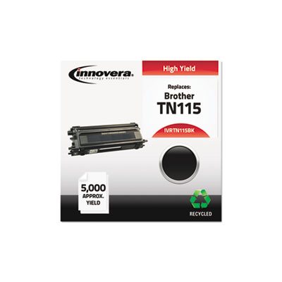 CARTRIDGE, TONER, Remanufactured TN115BK High-Yield, Black