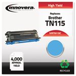 CARTRIDGE, TONER, Remanufactured TN115C High-Yield, Cyan