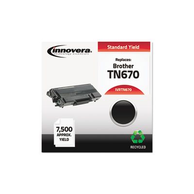 CARTRIDGE, TONER, Remanufactured TN670 High-Yield, Black