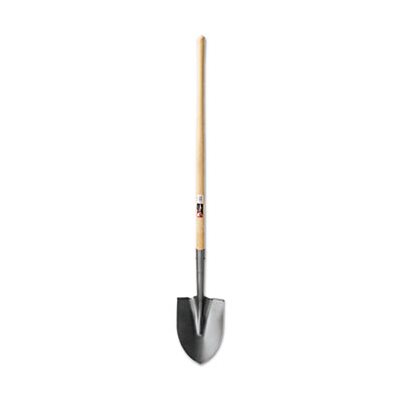 SHOVEL, 46" HANDLE, ROUND POINT, NO. 2 BLADE, STEEL / ASH