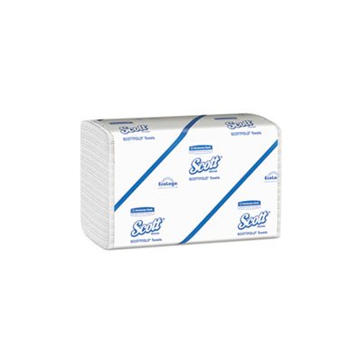 TOWELS, PAPER, SCOTTFOLD, 7.8" x 12.4", White, 175 / Pack, 25 Packs / Carton