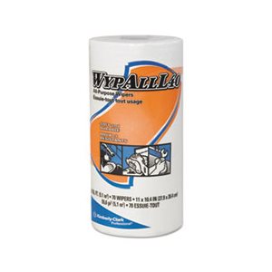 TOWELS, L40 Wipers, Small Roll, 10.4" x 11", White, 70 / Roll, 24 Rolls / Carton