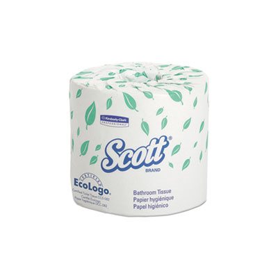 TISSUE, BATH, Standard Roll, 2-Ply, 550 Sheets / Roll, 20 Rolls / Carton