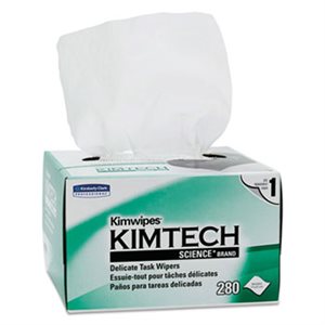 WIPES, KIMWIPES, DELICATE TASK, 1 PLY, 30 BOXES / CARTON