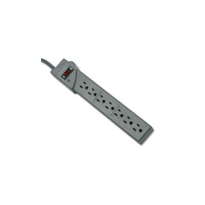 SURGE PROTECTOR, Guardian, PREMIUM, 7 Outlets, 6' Cord, 540 Joules, Gray