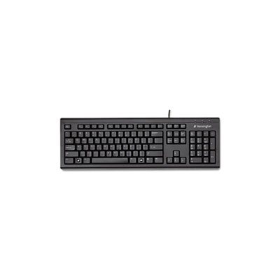 Keyboard, KEYBOARD for Life, Slim, Spill-Safe, 104 Keys, Black