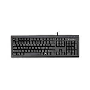 Keyboard, KEYBOARD for Life, Slim, Spill-Safe, 104 Keys, Black