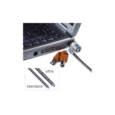 LAPTOP LOCK, MicroSaver, Keyed, Ultra, 6' Steel Cable, Two Keys LAPTOP LOCK, MicroSaver, Keyed, Ultra, 6' Steel Cable, Two Keys