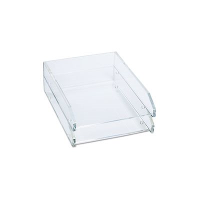 LETTER TRAY, Double, Two Tier, Acrylic, Clear