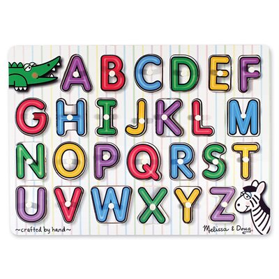 PUZZLE, PEG, ALPHABET, A-Z