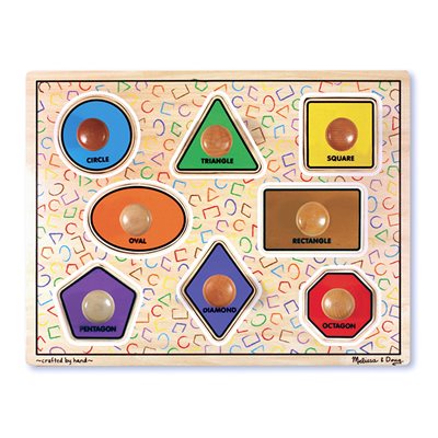 PUZZLE, JUMBO, KNOB, LARGE SHAPES