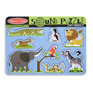 PUZZLE, SOUNDS, ZOO ANIMALS