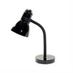 LAMP, DESK, Advanced Style, Incandescent, Gooseneck, 16" High, Black