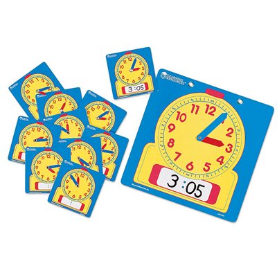 CLOCKS, STUDENT, WRITE-ON / WIPE OFF, 10 / SET