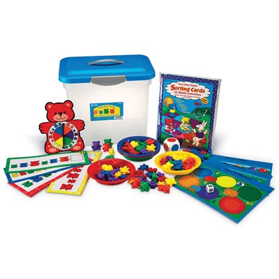 ACTIVITY SET, THREE BEAR FAMILY, SORT, PATTERN & PLAY