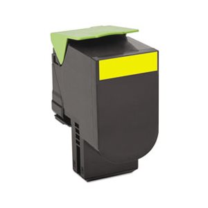 CARTRIDGE, TONER, LEXMARK, 80C1XY0, 4000 Page-Yield, Yellow