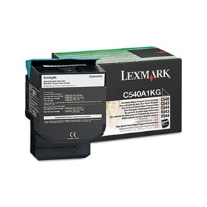 CARTRIDGE, TONER, LEXMARK, C540A1KG, 1000 Page-Yield, Black