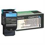 CARTRIDGE, TONER, LEXMARK, C540H1CG, High-Yield Toner, 2000 Page-Yield, Cyan