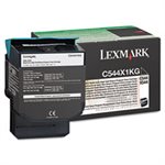 CARTRIDGE, TONER, LEXMARK, C544X1KG, Extra High-Yield, 6000 Page-Yield, Black