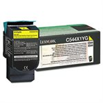 CARTRIDGE, TONER, LEXMARK, C544X1YG, Extra High-Yield, 4000 Page-Yield, Yellow