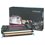 CARTRIDGE, TONER, LEXMARK, C734A2MG, 6000 Page-Yield, Magenta