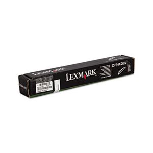 Photoconductor Kit, LEXMARK, C734X20G,  20000 Page-Yield, Black