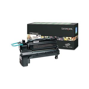 CARTRIDGE, TONER, LEXMARK, C792A1KG, 6000 Page-Yield, Black