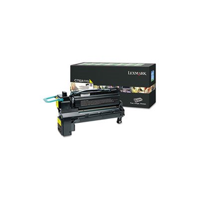 CARTRIDGE, TONER, LEXMARK, C792A1YG, 6000 Page-Yield, Yellow