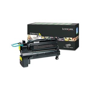 CARTRIDGE, TONER, LEXMARK, C792A1YG, 6000 Page-Yield, Yellow