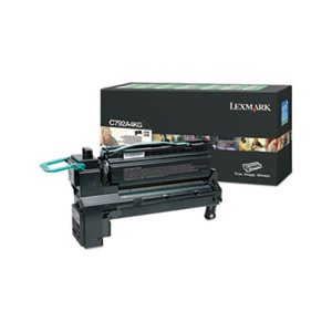 CARTRIDGE, TONER, LEXMARK, C792A4KG (C792), 6000 PAGE-YIELD, BLACK