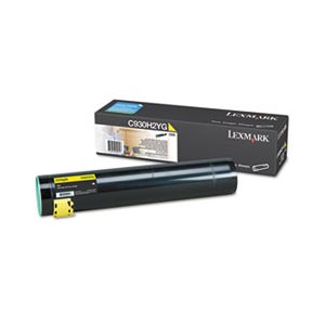 CARTRIDGE, TONER, LEXMARK, C930H2YG, High-Yield, 24000 Page-Yield, Yellow