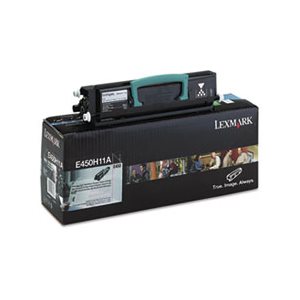 CARTRIDGE, TONER, LEXMARK, E450H11A, 11000 Page-Yield, Black