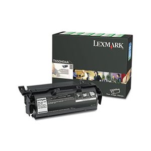 CARTRIDGE, TONER, LEXMARK, T650H04A, High-Yield, 25000 Page-Yield, Black