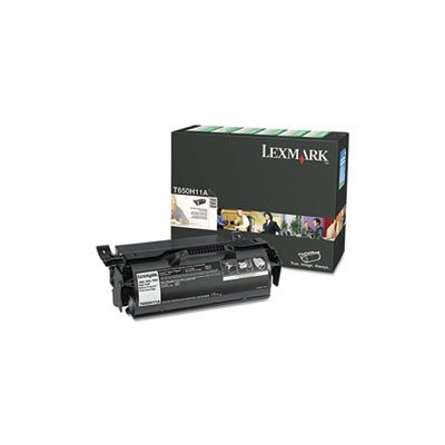 CARTRIDGE, TONER, LEXMARK, T650H11A, High-Yield, 25000 Page-Yield, Black