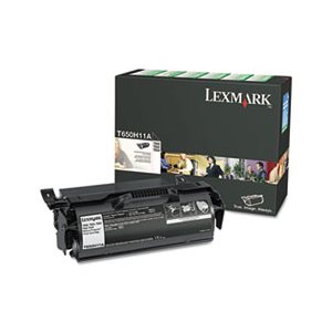 CARTRIDGE, TONER, LEXMARK, T650H11A, High-Yield, 25000 Page-Yield, Black