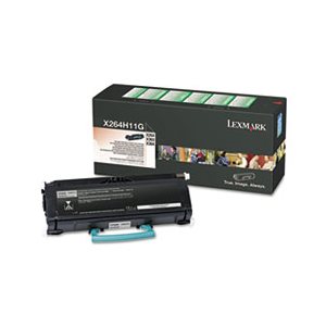 CARTRIDGE, TONER, LEXMARK, X264H11G, High-Yield, 9000 Page-Yield, Black