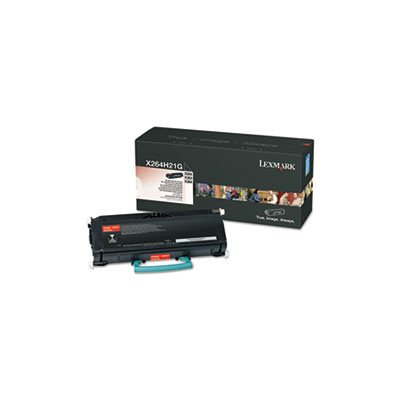 CARTRIDGE, TONER, LEXMARK, X264H21G, High-Yield, 9000 Page-Yield, Black