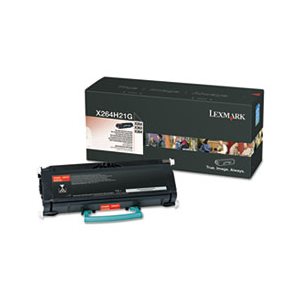 CARTRIDGE, TONER, LEXMARK, X264H21G, High-Yield, 9000 Page-Yield, Black