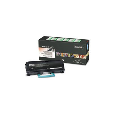 CARTRIDGE, TONER, LEXMARK, X463H11G, High-Yield, 9000 Page-Yield, Black