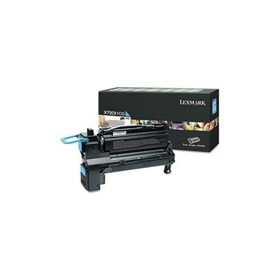 CARTRIDGE, TONER, LEXMARK, X792X1CG, Extra High-Yield, 20000 Page-Yield, Cyan