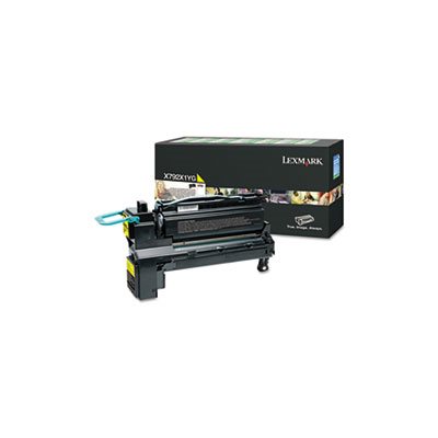 CARTRIDGE, TONER, LEXMARK, X792X1YG, Extra High-Yield, 20000 Page-Yield, Yellow