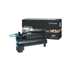 CARTRIDGE, TONER, LEXMARK, X792X4CG (X792), Extra High-Yield, 20000 Page-Yield, Cyan