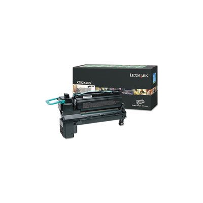 CARTRIDGE, TONER, LEXMARK, X792X4KG (X792), Extra High-Yield, 20000 Page-Yield, Black