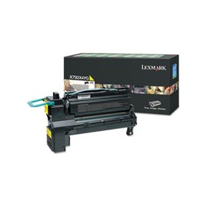 CARTRIDGE, TONER, LEXMARK, X792X4YG (X792), Extra High-Yield, 20000 Page-Yield, Yellow