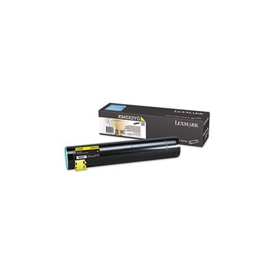 CARTRIDGE, TONER, LEXMARK, X945X2YG, High-Yield, 22000 Page-Yield, Yellow