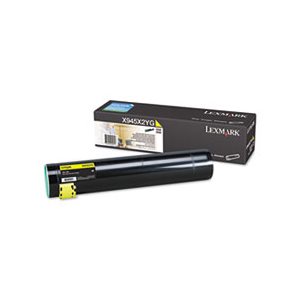 CARTRIDGE, TONER, LEXMARK, X945X2YG, High-Yield, 22000 Page-Yield, Yellow