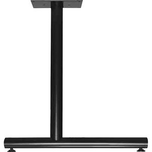 C LEG, LORELL, TRAINING TABLE BASE, 27"H X 1.5, BLACK, 2 / PACK