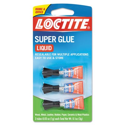 Super Glue, LOCTITE 3g, Clear, 3 / PACK