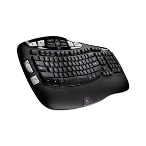 KEYBOARD, WIRELESS, LOGITECH K350, Black